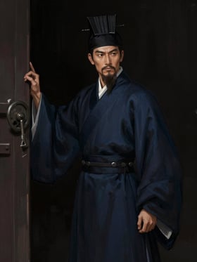 梁緒の肖像