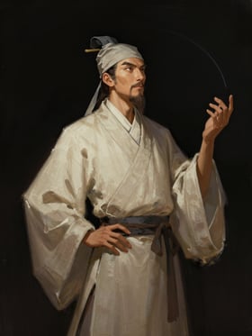 殷馗の肖像