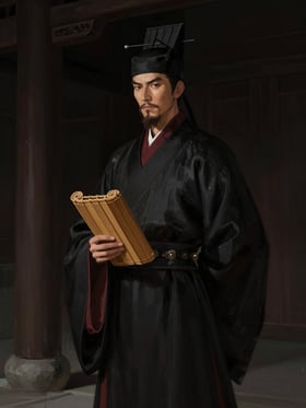丁忠の肖像