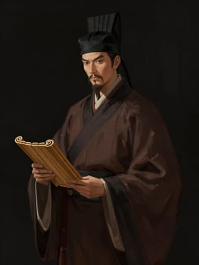 Portrait of Liu Gan