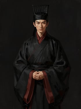 曹蕤の肖像