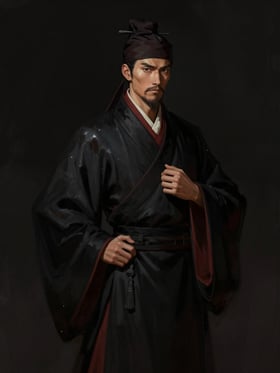 呂興畫像