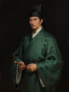 劉闡の肖像