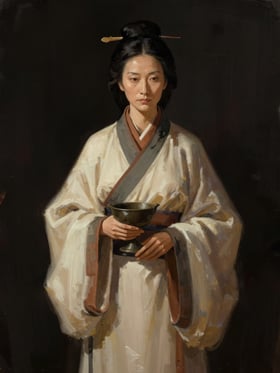 張魯母の肖像