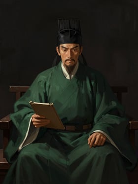 傅祗の肖像