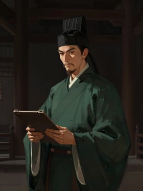 Portrait of Lu Hong