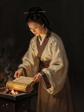 Portrait of Wife of the Jailer Wu