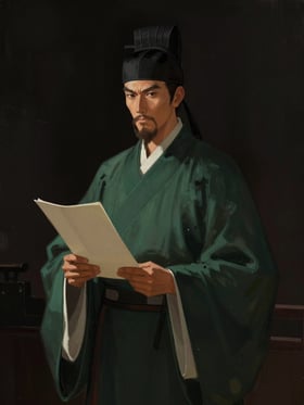 孟康の肖像