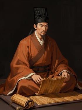 庾嶷の肖像