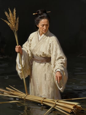 徐琨母の肖像