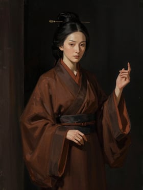 楊彪妻畫像