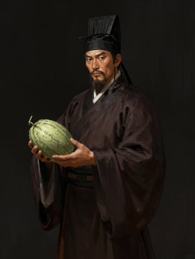 焦矯の肖像