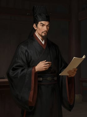 趙孔曜の肖像