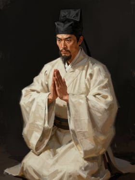錢博の肖像