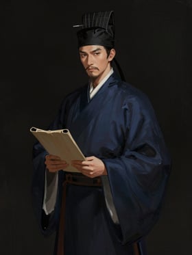 陰溥の肖像