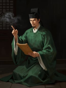陳苗畫像