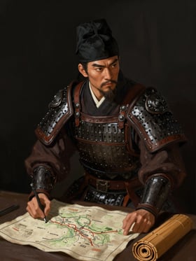 公孫模の肖像