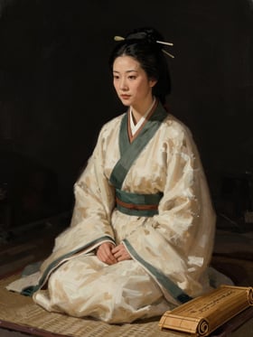 Portrait of Lady Zhou