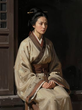 姜維母畫像