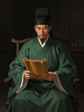 孫毓の肖像
