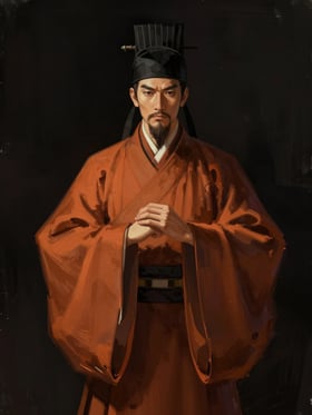 龐曾の肖像