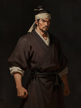 彭虎の肖像
