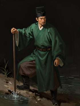 袁敏の肖像