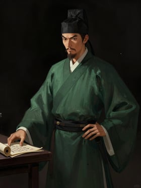 趙威孫畫像