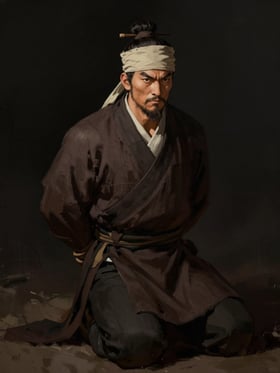 Portrait of Zheng Gan