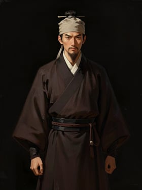 Portrait of Zhong Chan