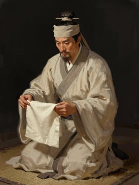 王基叔父翁の肖像