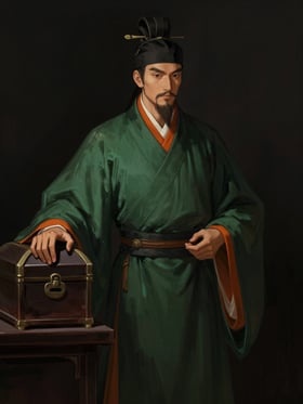 范旃畫像