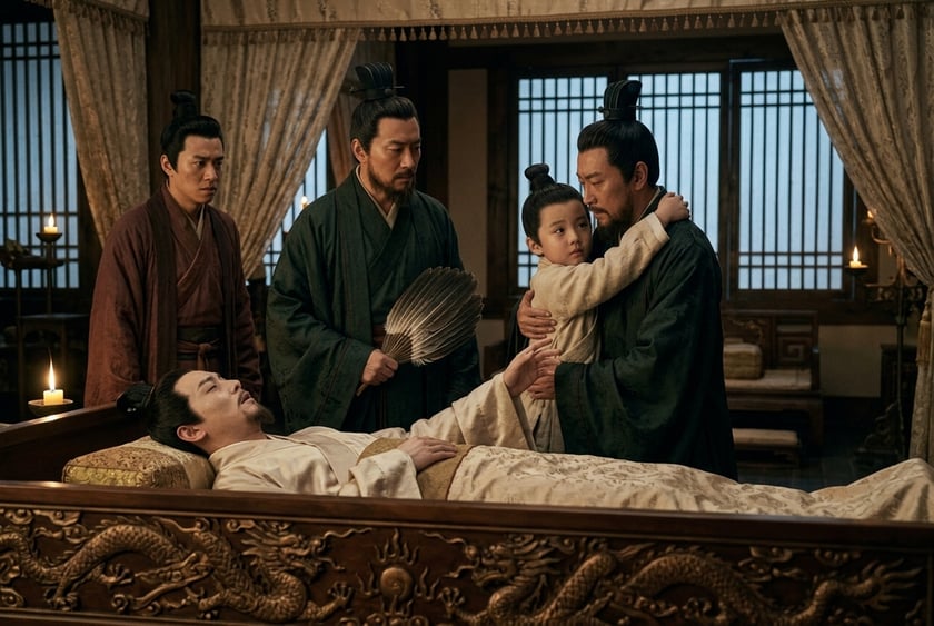 曹操崩魏文帝即位