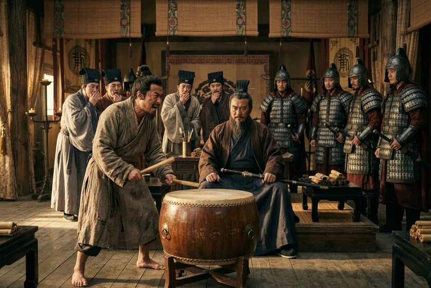 Jian Yong Persuades Liu Zhang to Surrender