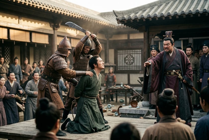 黄祖斩祢衡